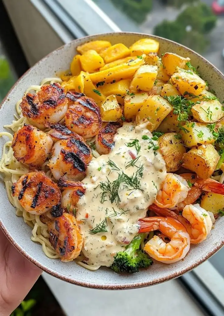 ChickenA& Shrimp Combo